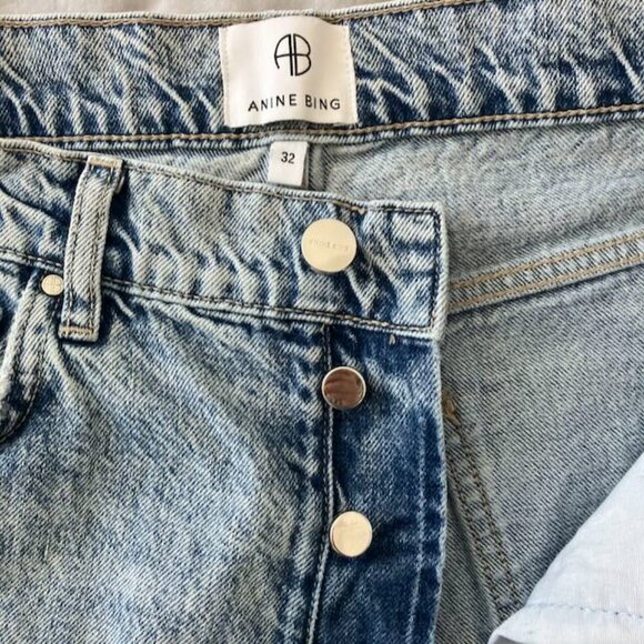 Anine Bing Sonya Jean - Acid Washed Blue - Picture 7 of 10